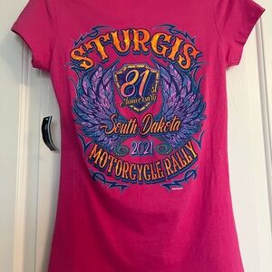 NWT women’s small sturgis 2021 t shirt.